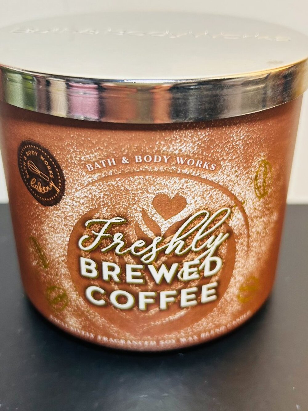 Bath & Body Works Freshly Brewed Coffee 14.5 oz 3-Wick Candle NEW